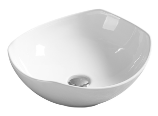 Раковина накладная SantiLine SL-1026 41см белый